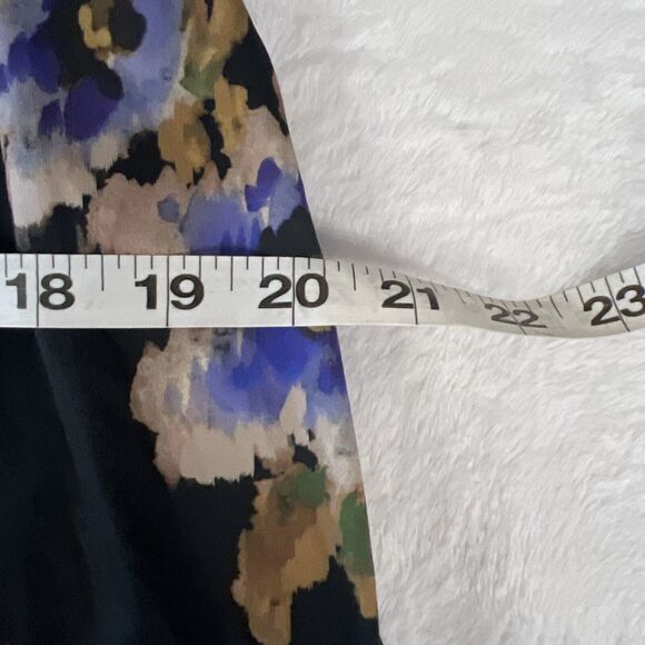 Nine Britton Maxi Dress Womens Large Long Sleeve V-Neck Stretch Stitch Fix - Picture 9 of 11